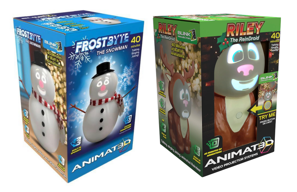 FrostByte™ & Riley the ReinDriod™ The Dynamic Duo of Christmas