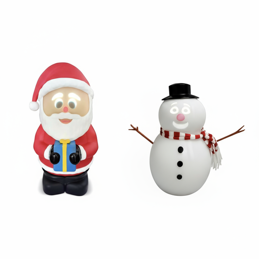 Santek Claus™ & FrostByte™  Classic Meets Comedy
